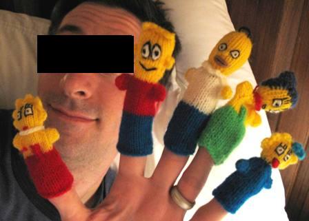 Bootleg Simpsons Finger Puppets!!!