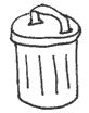 trash can