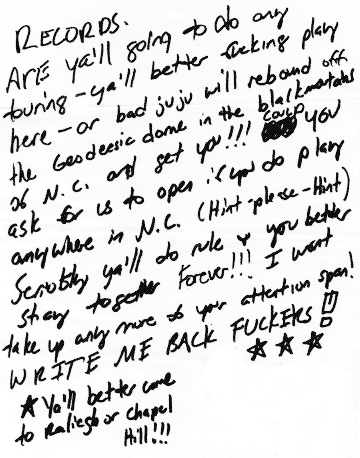 Letter to Hole