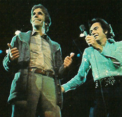 Neil Diamond and Fonz. What the hell with that sweater, Fonzie?