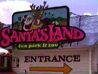 Santa's Land Sign