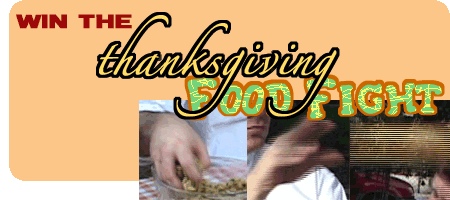 Win the Thanksgiving food fight
