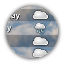 Interface for WRAL iPhone weather App
